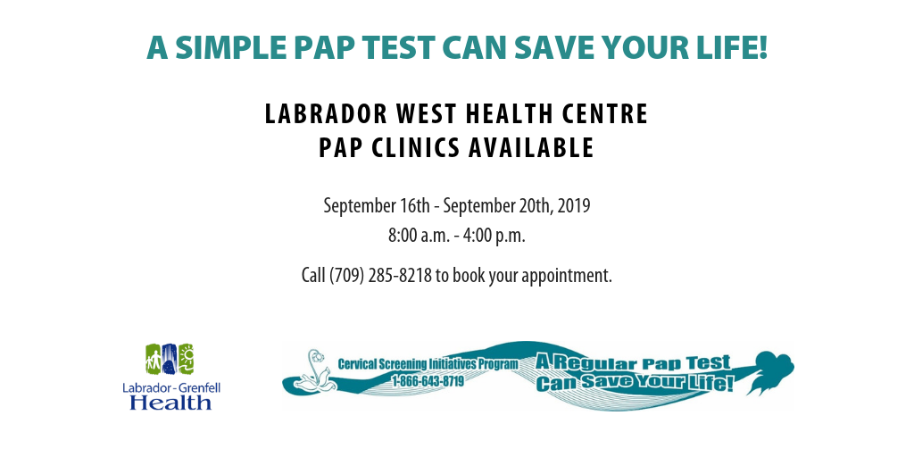 Read more about the article Pap Clinics at the Labrador West Health Centre